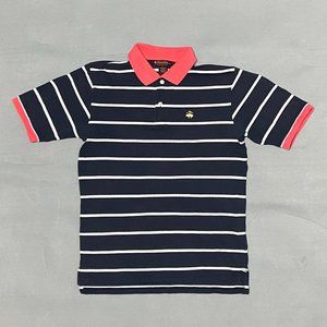 Men's Brooks Brothers Golden Fleece Blue Pique Polo Shirt - Large